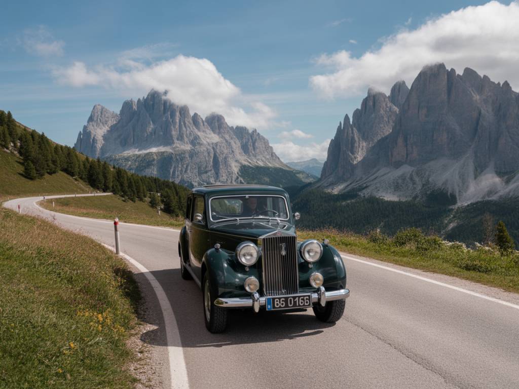 Les plus beaux itinéraires pour découvrir les Alpes en voiture ancienne